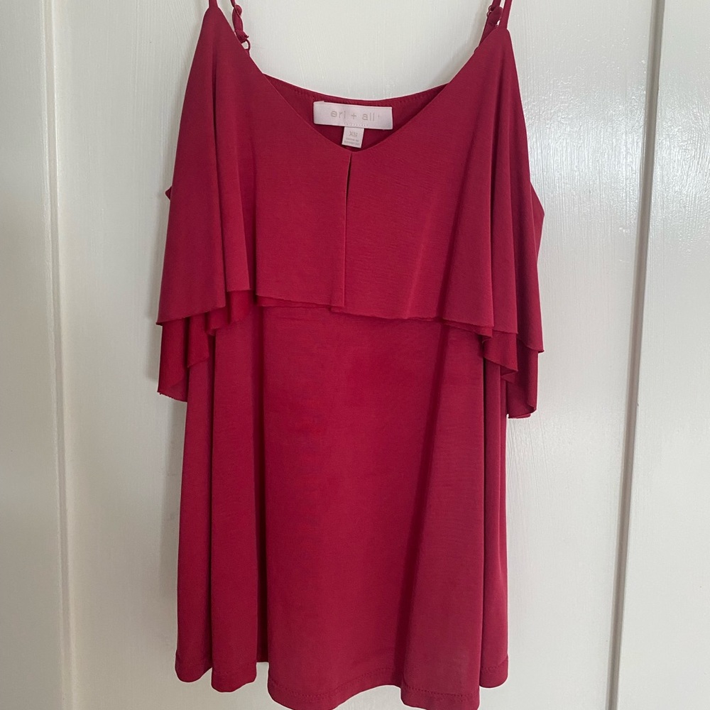 Flirty red too with adjustable straps